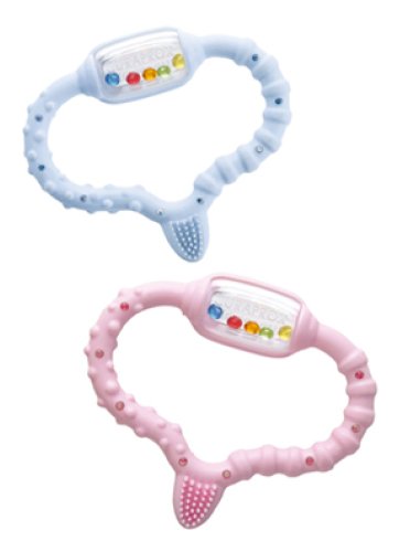 Curaprox baby teething ring bl