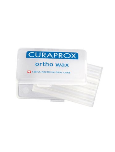 Curaprox ortho wax 7 pezzi 46x4 mm di cera ortodontica