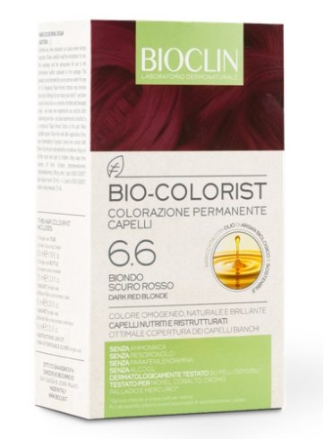 Bioclin bio colorist colorazione permanente biondo scuro rosso