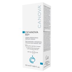 Canova Cicanova 50+ - Crema Viso Riparatrice per Pelle Fragile - 50 ml
