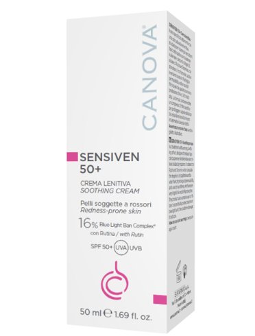Canova sensiven 50+ - crema corpo lenitiva per pelle con rosacea e couperose - 50 ml