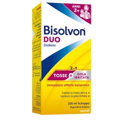 Bisolvon Duo Emolliente - Sciroppo per Tosse Secca e Gola Irritata - 100 ml