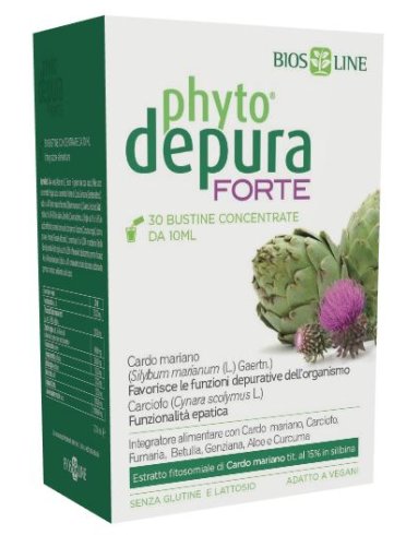 Phytodepura forte - integratore depurativo - 30 bustine