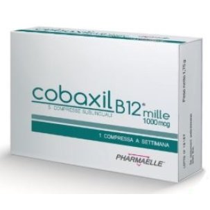 Cobaxil B12 1000mcg Integratore Vitamina B12 5 Compresse