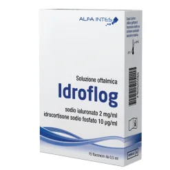 Idroflog Collirio Protettivo con Ialuronato di Sodio 15 Flaconcini