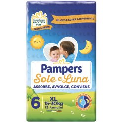 Pampers Sole & Luna - Pannolini Taglia 6 - 13 Pezzi