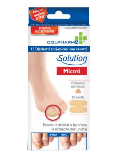Dischetto antimicosi con cerotto colpharma 15 pezzi Dischetto antimicosi con cerotto colpharma 15 pezzi