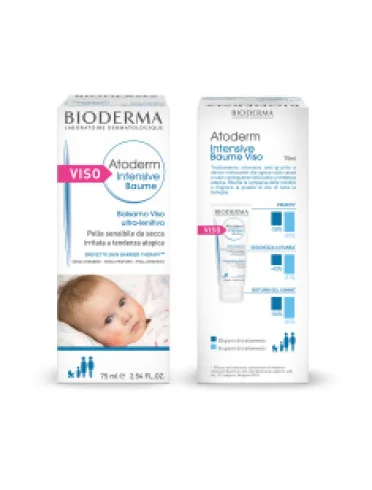 Bioderma atoderm intensive baume viso 75 ml Bioderma atoderm intensive baume viso 75 ml