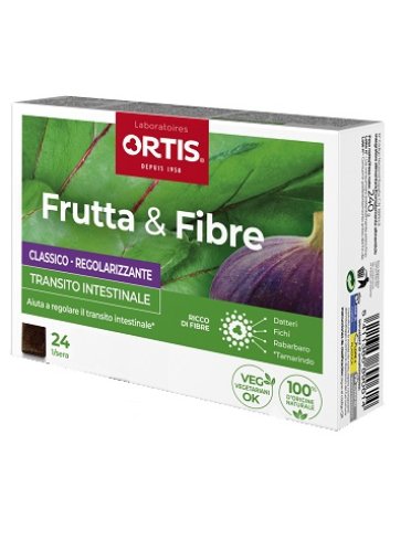 Frutta & fibre classico integratore transito intestinale 24 cubetti