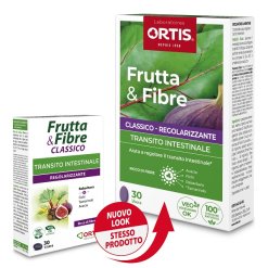 Frutta & Fibre Classico Integratore Transito Intestinale 30 Compresse