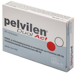 Pelvilen Dual Act - Integratore Dolore Pelvico - 20 Compresse