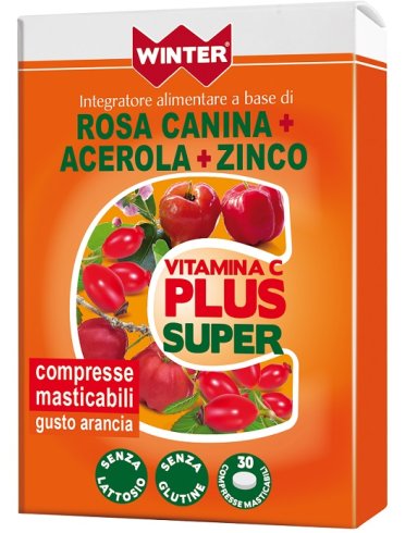 Winter vitamina c plus super  + zinco 30 compresse masticabili