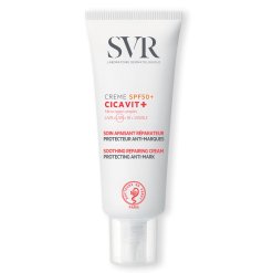 SVR Cicavit+ - Crema Viso Lenitiva Anti-Macchie con Protezione Solare SPF50+ - 40 ml