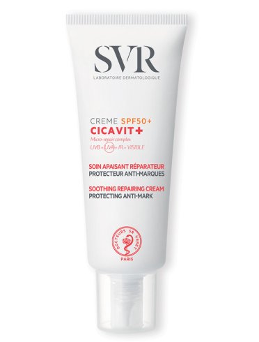 Svr cicavit+ - crema viso lenitiva anti-macchie con protezione solare spf50+ - 40 ml