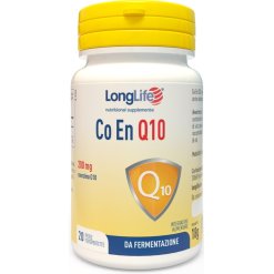 LongLife Co En Q10 200 mg - Integratore Antiossidante di Coenzima Q10 - 20 Perle