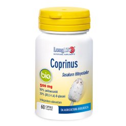 LongLife Coprinus Bio 500 mg - Integratore per Metabolismo Glucidico - 60 Capsule