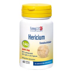 LongLife Hericium Bio 500 mg - Integratore Digestivo - 60 Capsule