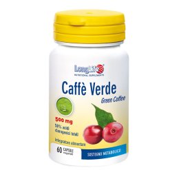 LongLife Caffè Verde 500 mg - Integratore per il Sostegno Metabolico - 60 Capsule