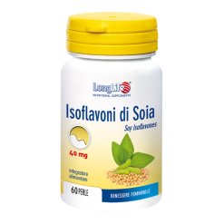 LongLife Isoflavoni di Soia 40 mg - Integratore per la Menopausa - 60 Perle