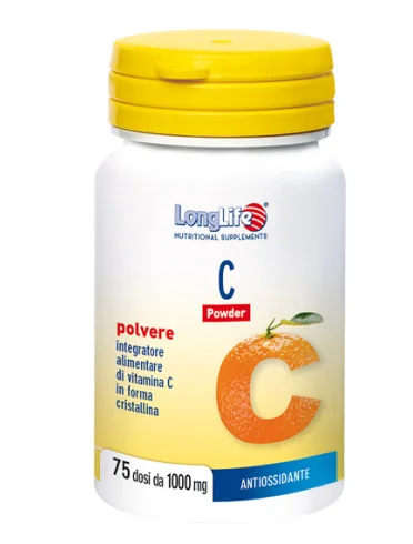 Longlife c powder - integratore di vitamina c antiossidante - polvere 75 g Longlife c powder - integratore di vitamina c antiossidante - polvere 75 g