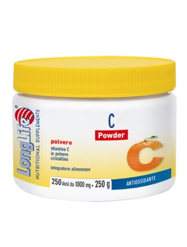 Longlife c powder - integratore di vitamina c antiossidante - polvere 250 g