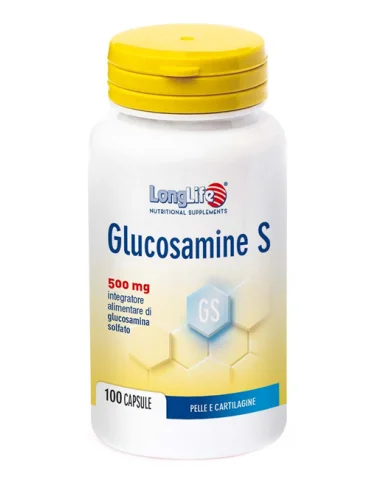 Longlife gucosamine s - integratore per il benessere di pelle e cartilagine - 100 capsule Longlife gucosamine s - integratore per il benessere di pelle e cartilagine - 100 capsule