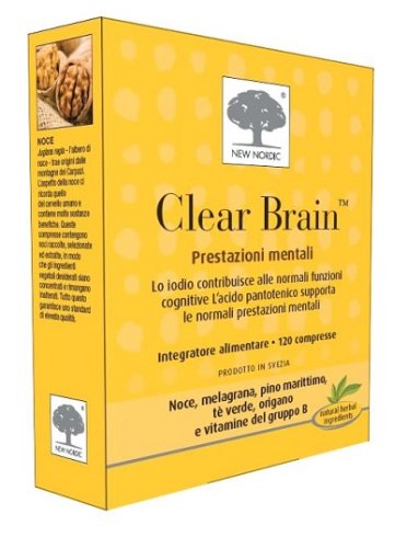 Clear brain integratore funzione cognitiva 120 compresse