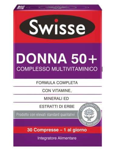 Swisse donna 50+ complesso multivitaminico 30 compresse