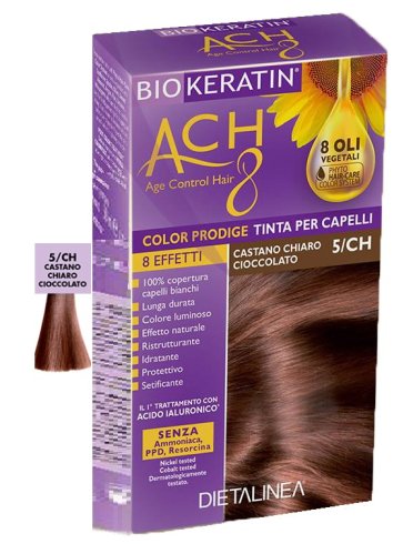 Biokeratin ach8 color prodige 5/ch castano chiaro cioccolato