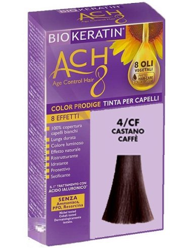 Biokeratin ach8 color prodige 4/cf castano caffe'