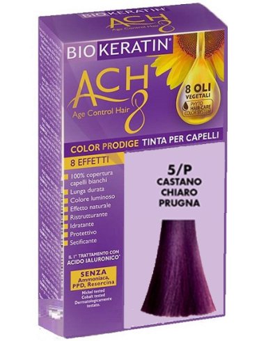 Biokeratin ach8 color prodige 5/p castano chiaro prugna