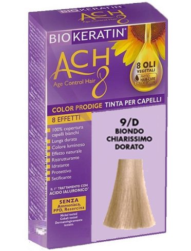 Biokeratin ach8 color prodige 9/d biondo chiarissimo dorato