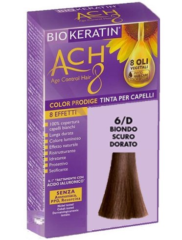 Biokeratin ach8 color prodige 6/d biondo scuro dorato