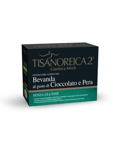 Tisanoreica2 bevanda cioccolato pera 4 bustine Tisanoreica2 bevanda cioccolato pera 4 bustine
