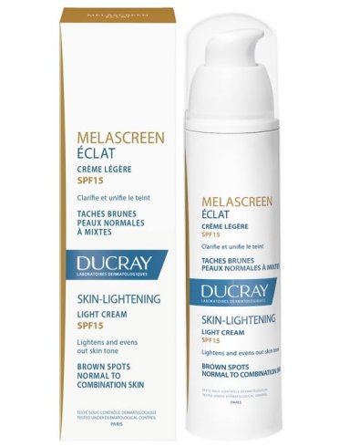 Ducray melascreen eclat - crema leggera viso spf15 - 40 ml