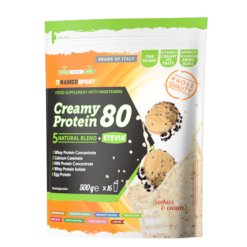 Named Sport Creamy Protein 80 Gusto Cookies & Crema - Integratore per Massa Muscolare - 500 g