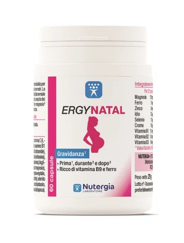 Ergynatal integratore per gravidanza 60 capsule Ergynatal integratore per gravidanza 60 capsule