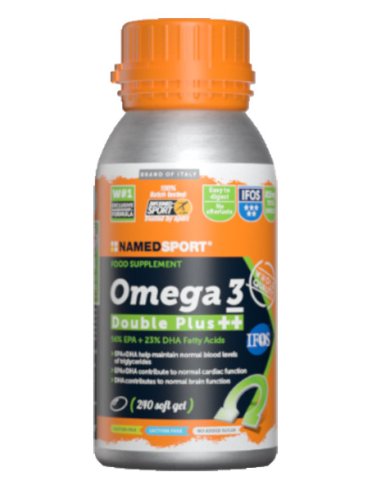 Named sport omega 3 double plus - integratore di acidi grassi omega 3 - 240 softgel