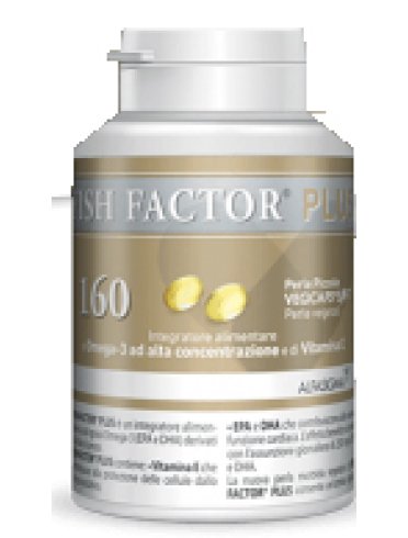 Fish factor plus - integratore alimentare per la salute del cuore - 160 perle piccole
