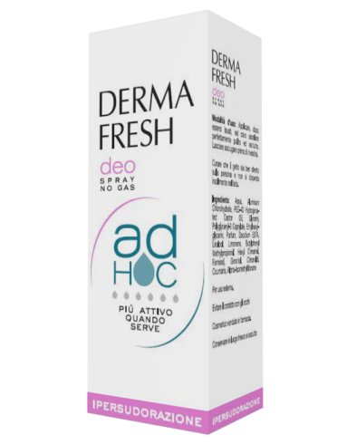 Dermafresh ad hoc - deodorante spray no gas ipersudorazione - 100 ml