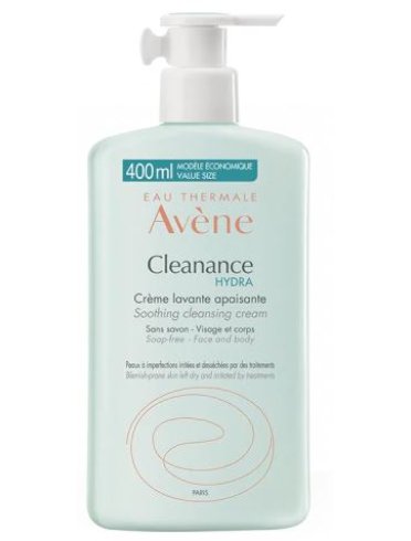 Avene cleanance hydra - crema viso detergente per pelli sensibili - 400 ml