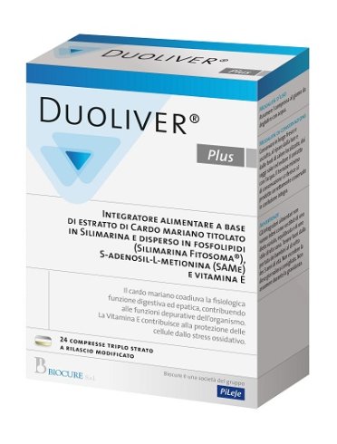 Duoliver plus - integratore digestivo - 24 compresse 