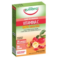 Vitamina C 100% Naturale Integratore Sistema Immunitario 30 Compresse