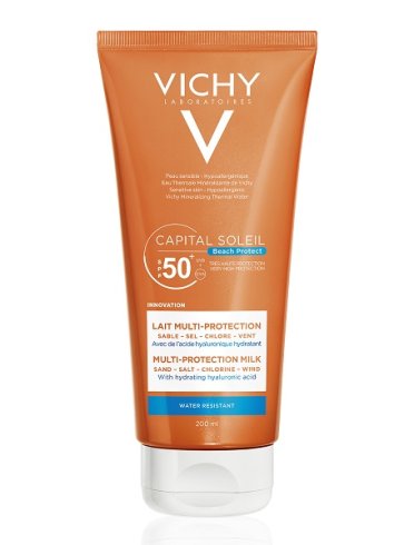 Vichy capital soleil - latte solare corpo con protezione molto alta spf 50+ - 200 ml