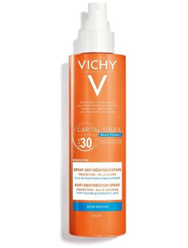 Vichy capital soleil - spray solare corpo con protezione alta spf 30 - 200 ml