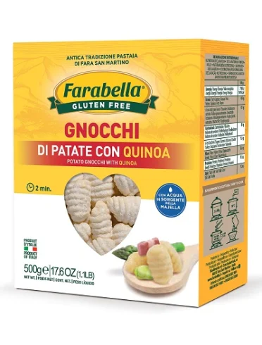 Farabella gnocchi patate quinoa 500 g astuccio Farabella gnocchi patate quinoa 500 g astuccio