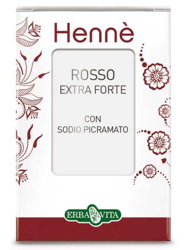 Henne colorante capelli rosso naturale extra forte