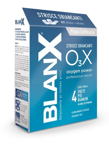 Blanx o3x strisce sbiancanti 14 pezzi Blanx o3x strisce sbiancanti 14 pezzi