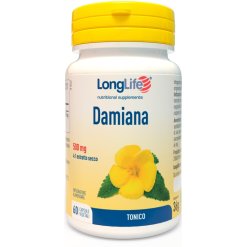 LongLife Damiana 500 mg - Integratore Tonico - 60 Capsule