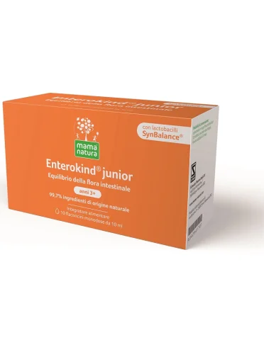 Mama natura enterokind junior - integratore di fermenti lattici - 10 flaconcini x 10 ml Mama natura enterokind junior - integratore di fermenti lattici - 10 flaconcini x 10 ml